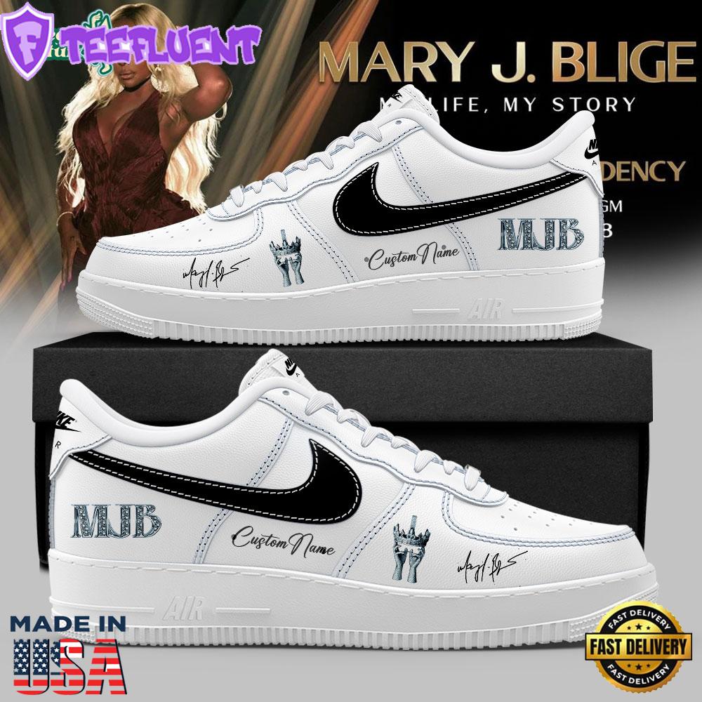 Mary J. Blige Las Vegas Residency Tour 2026 Signature Custom Air Force 1 Sneakers Shoes