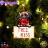 Mastiff Free Kiss Christmas Ornament, Gift For Christmas