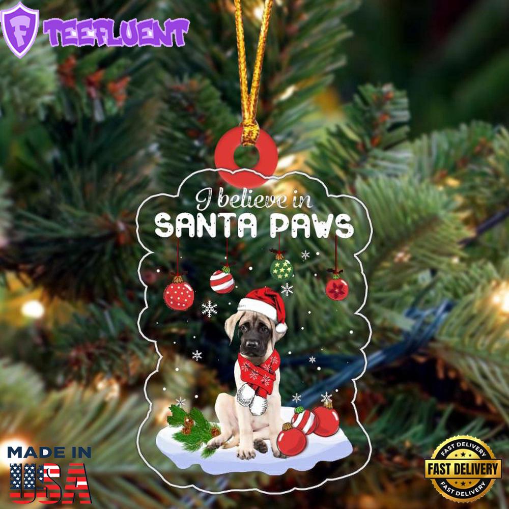 Mastiff-Crewneck Christmas Ornament, Gift For Christmas