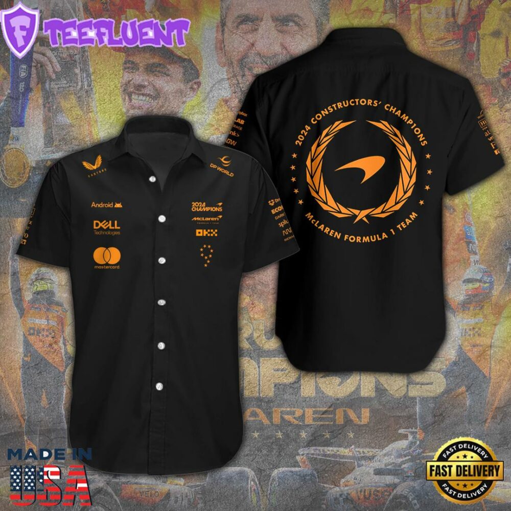 McLaren Short Sleeve Dress Shirt For Man And Women