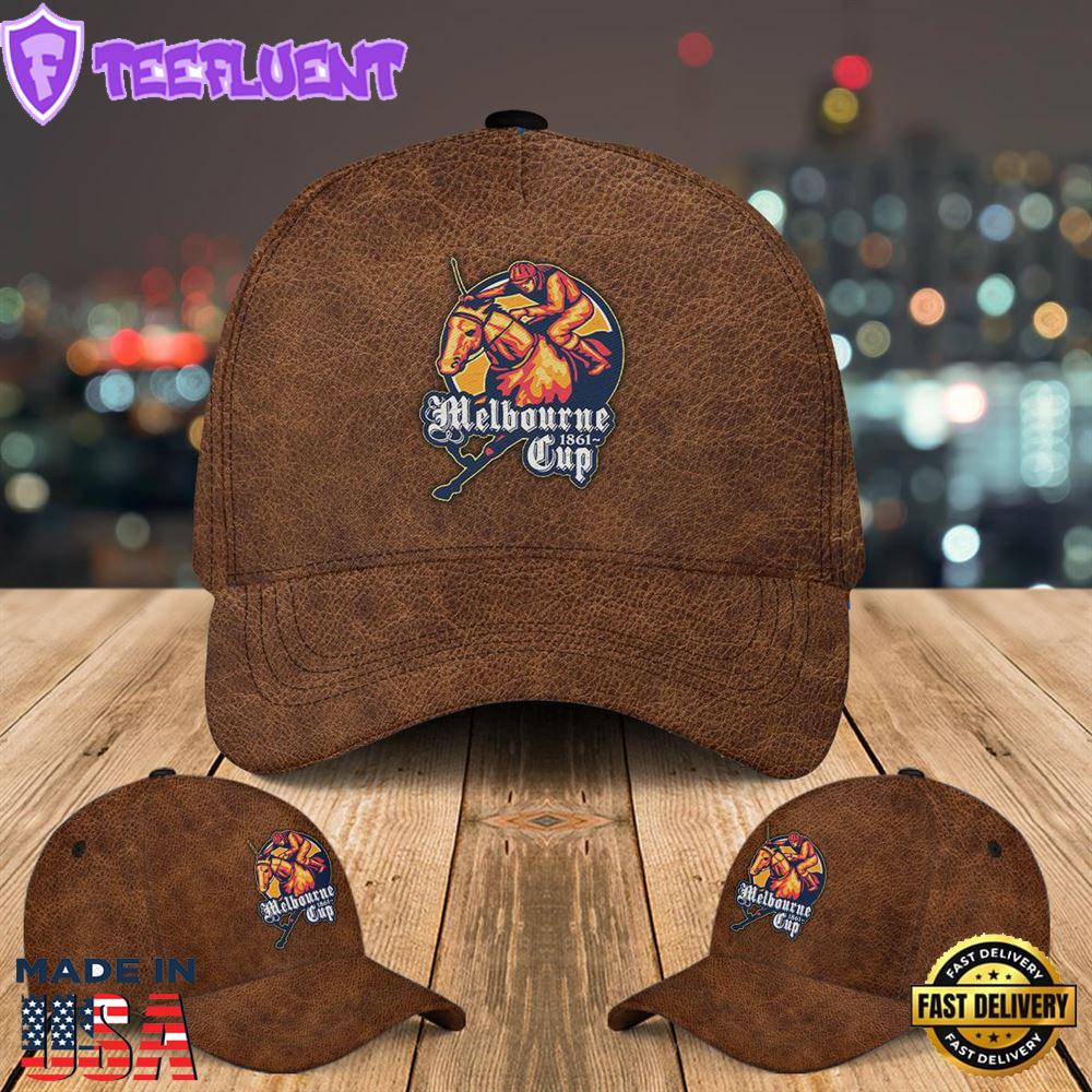 Melbourne Cup Jockey Horse Racing 1861 Baseball Cap