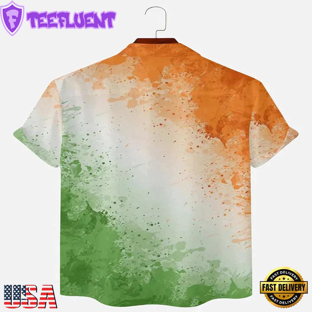 Mens St. Patrick'S Day Printed Shirt, Gnome Hawaiian Shirt