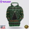 Meowy Christmas Black Cat All Over Print 3D Hoodie