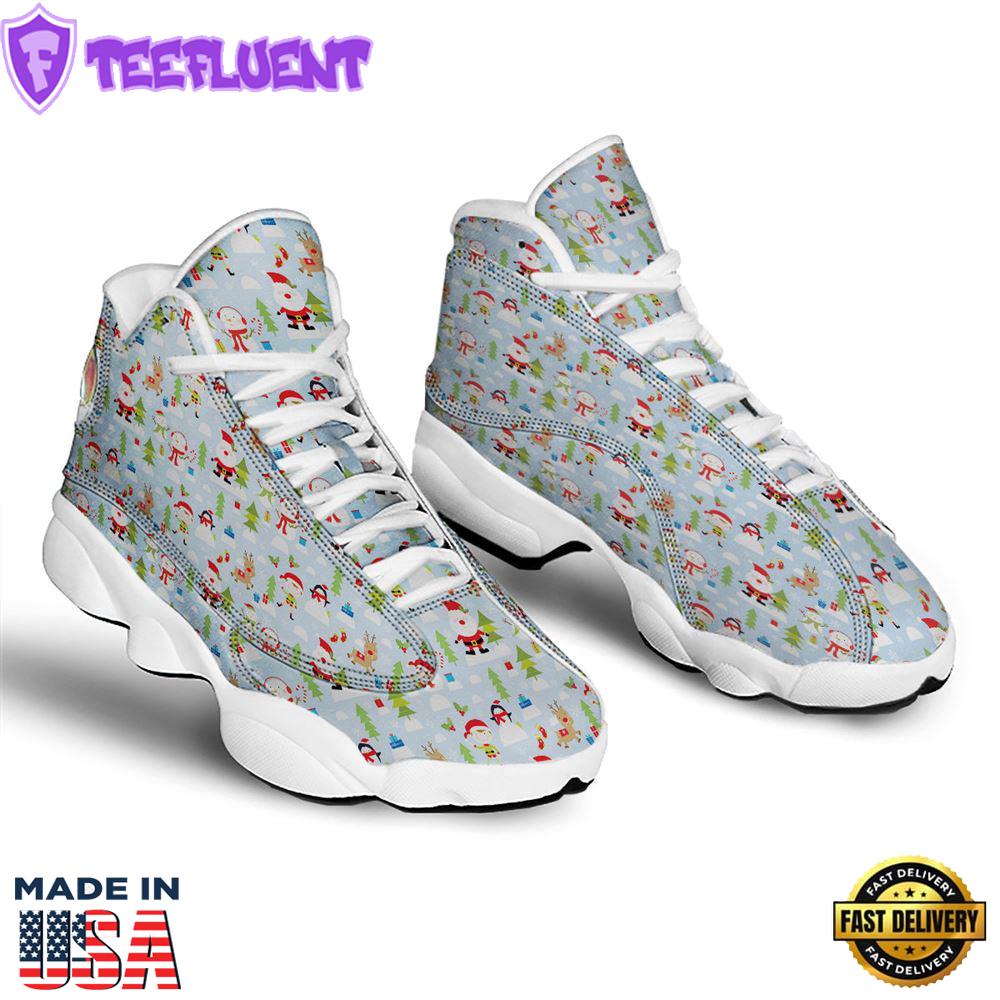 Merry Christmas Cute Print Pattern Jd13 Shoes For Men Women