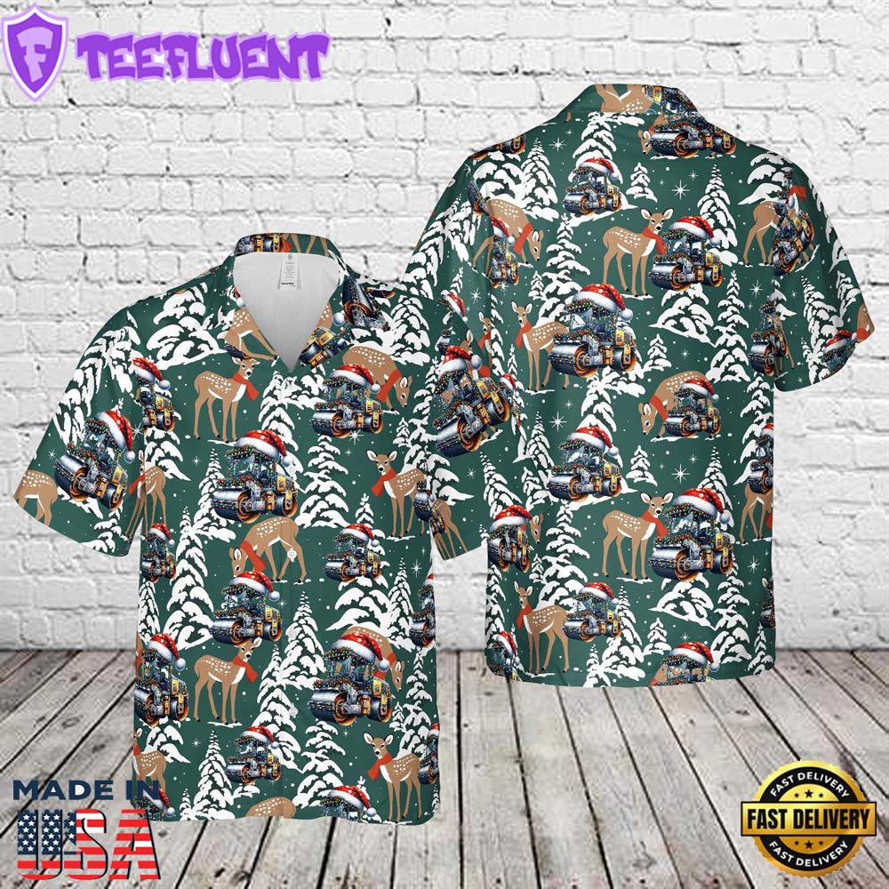 Merry Christmas Roller Hawaiian Shirt