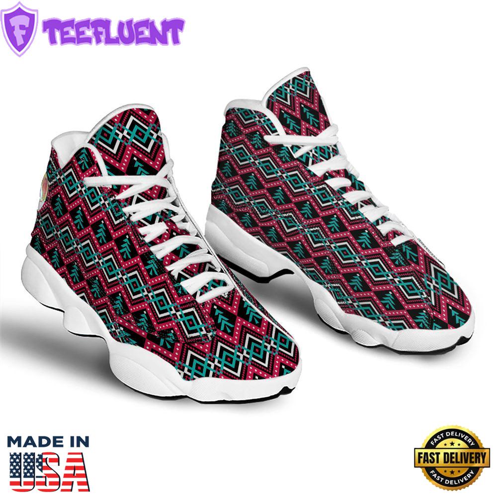 Merry Christmas Zigzag Print Pattern Jd13 Shoes For Men Women