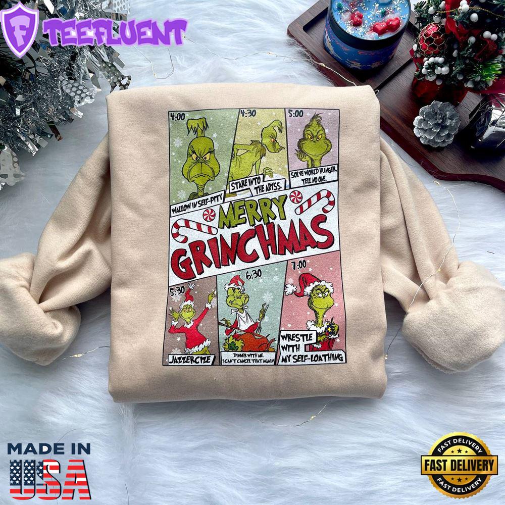 Merry Grinchmas Schedules Sweatshirt