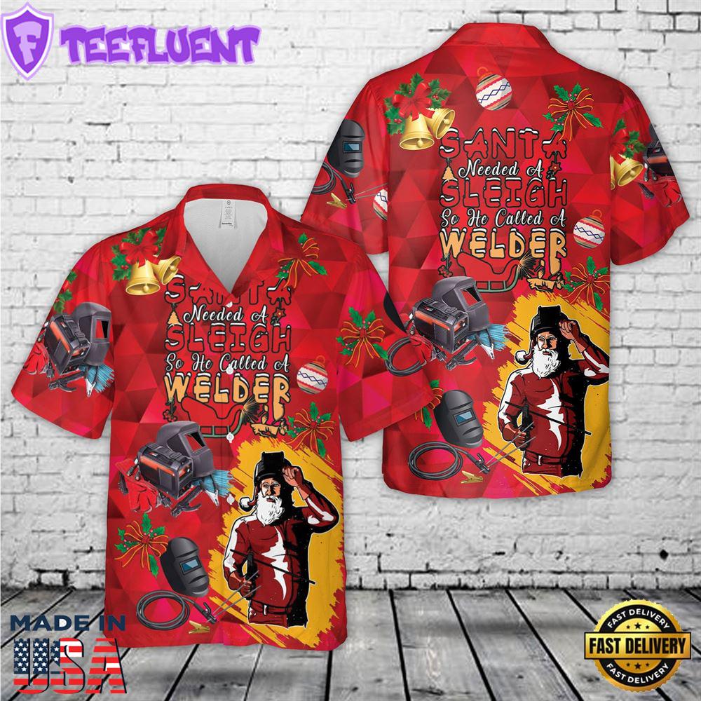 Merry Weldmas Christmas Hawaiian Shirt