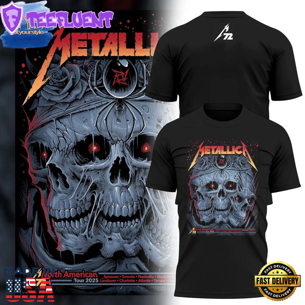 Metallica M72 North American Tour 2025 T-Shirt