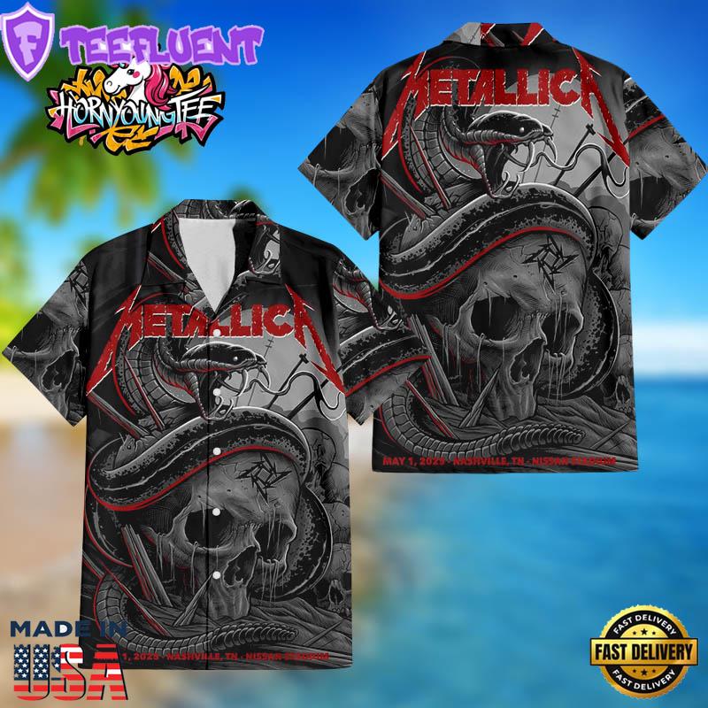 Metallica The M72 World Music CityNo Repeat Weekend At Nissan Stadium On May 1 2025 In Nashville TN Hawaiian Shirt