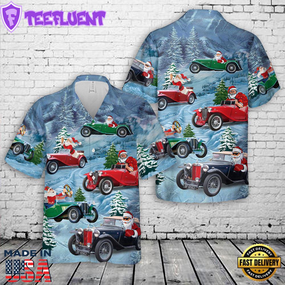 MG t-Type Midget 1947 Christmas Hawaiian Shirt