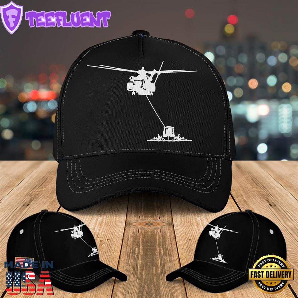 MH-53E Sea Dragon Towing MK-105 Baseball Cap