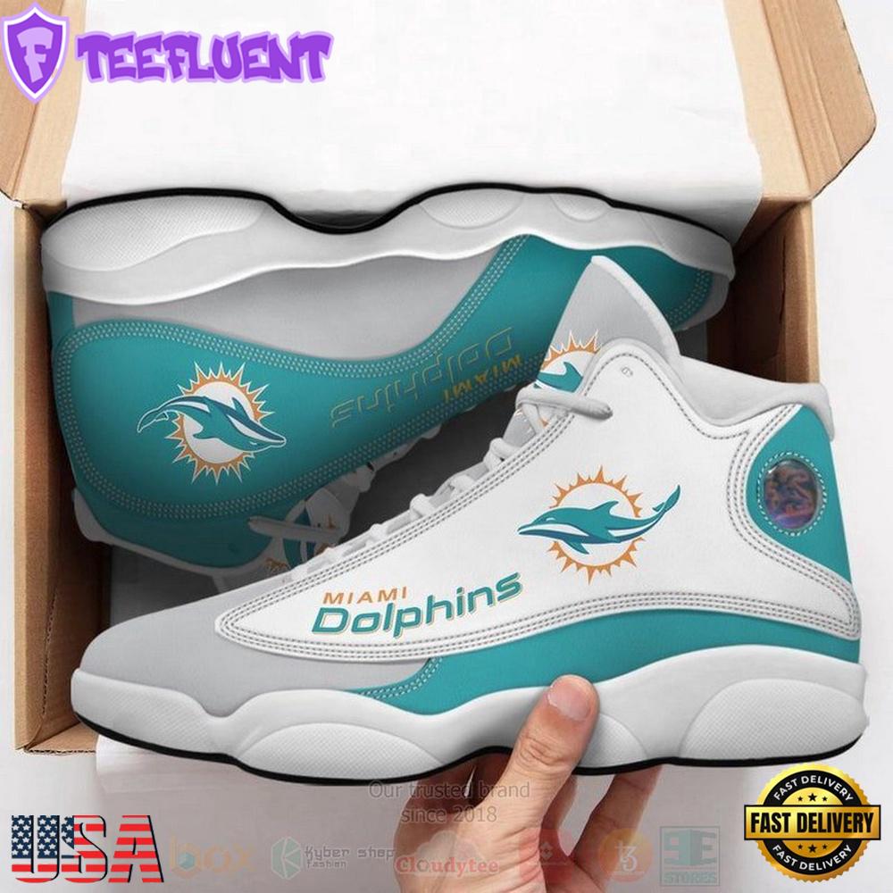 Miami Dolphins Football NFL Air Jordan 13 Shoes - Gift For Fans