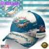 Miami Dolphins NFL Grunge Style Team Baseball Cap
