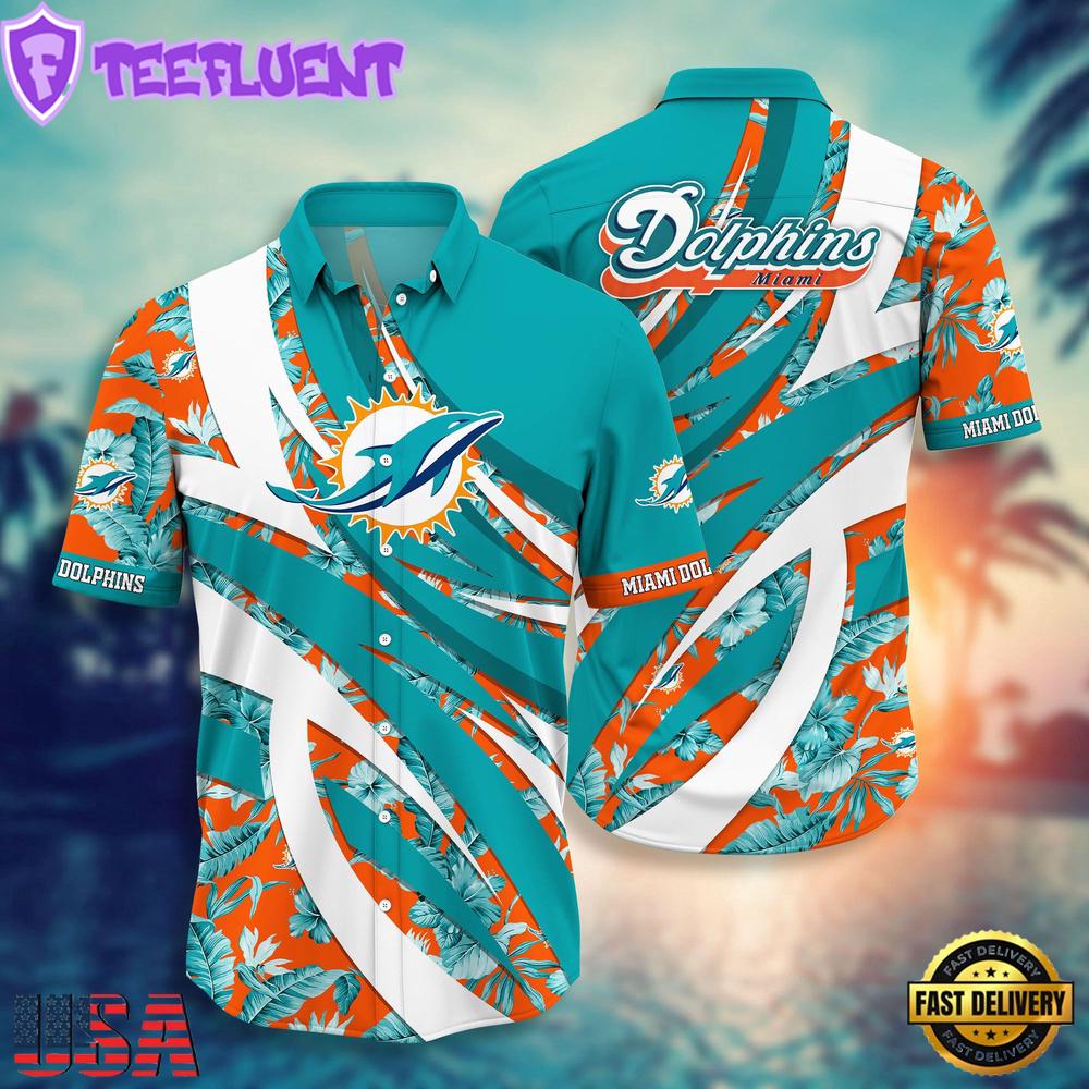 Miami Dolphins NFL NFL Team Hawaiian Shirt