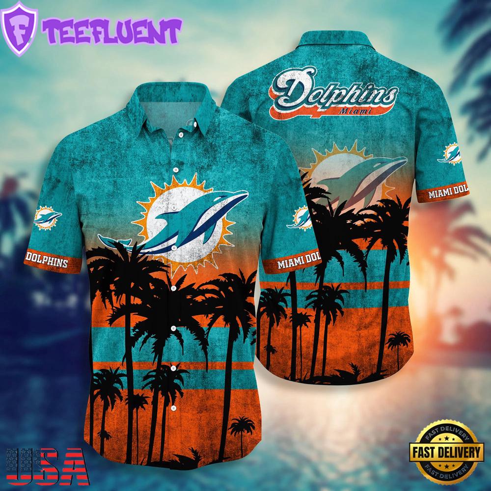 Miami Dolphins NFL Team Hawaiian Shirt