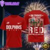 Miami Dolphins Scooby-Doo Red Friday Military 3D T-Shirt