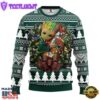 Michigan State Spartans Groot Hug Christmas Ugly Sweater Sport For Fan