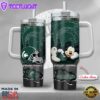 Michigan State Spartans NCAA Mickey Mouse Custom Stanley Quencher 40oz Stainless Steel Tumbler With Handle