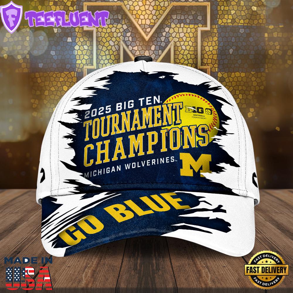 Michigan Wolverines Women's Softball Classic 3D Cap Hot 2025