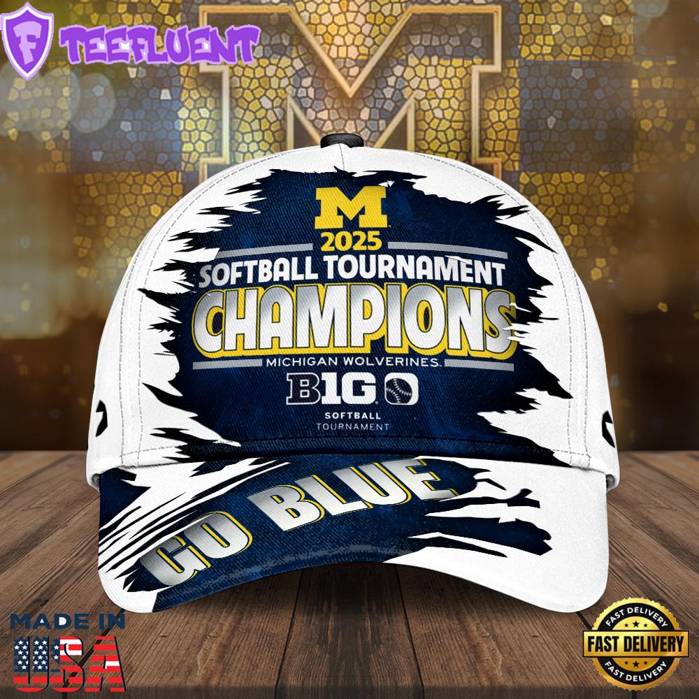 Michigan Wolverines Women's Softball Classic 3D Cap Style