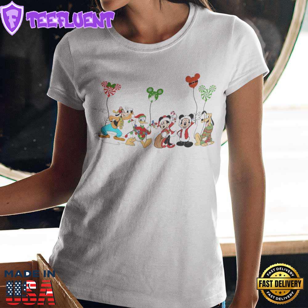 Mickey and Friends Squad Christmas T-shirt Disney