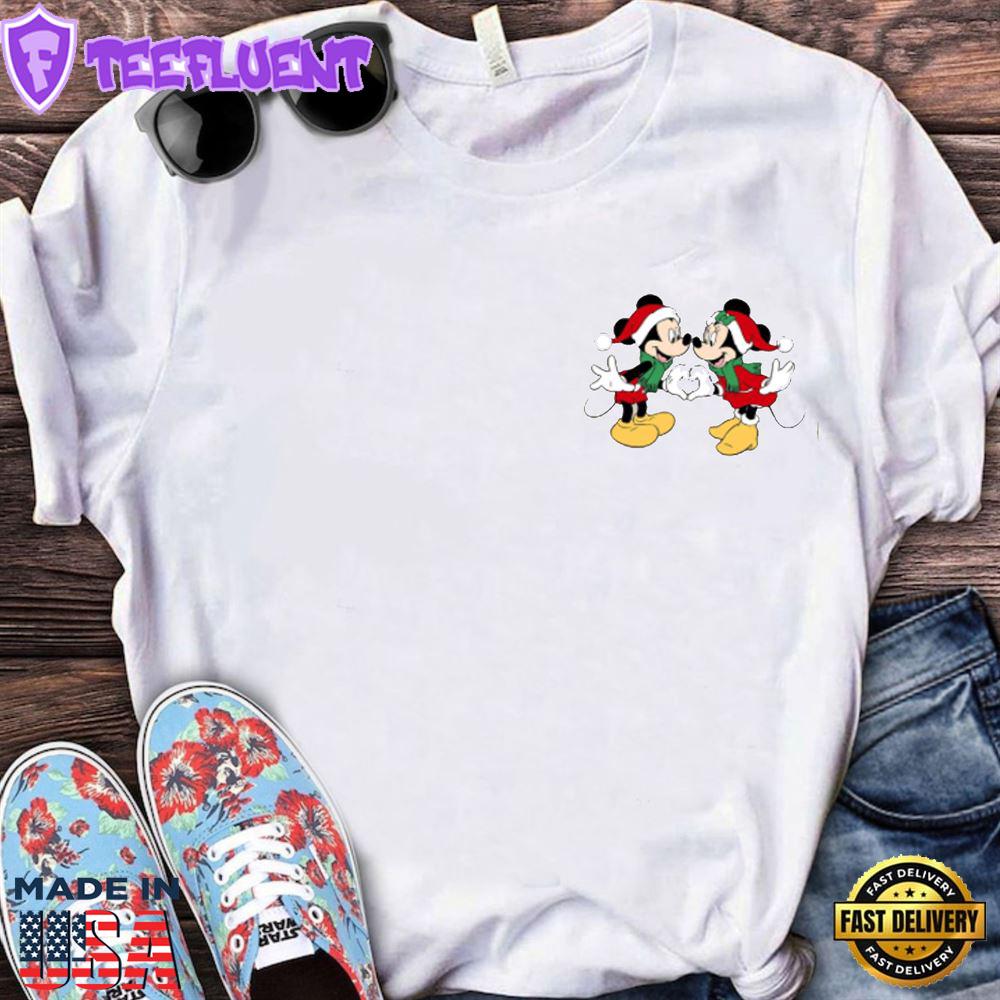 Mickey And Minnie Christmas Crewneck Shirt