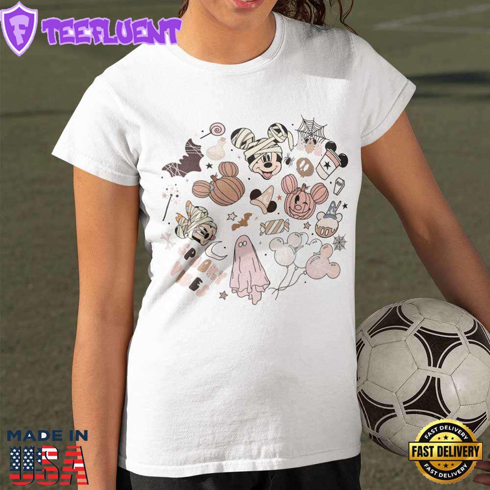 Mickey and Minnie Spooky Season Halloween T-shirt Disney