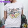 Mickey Beach Airbrushed T-Shirt Disney