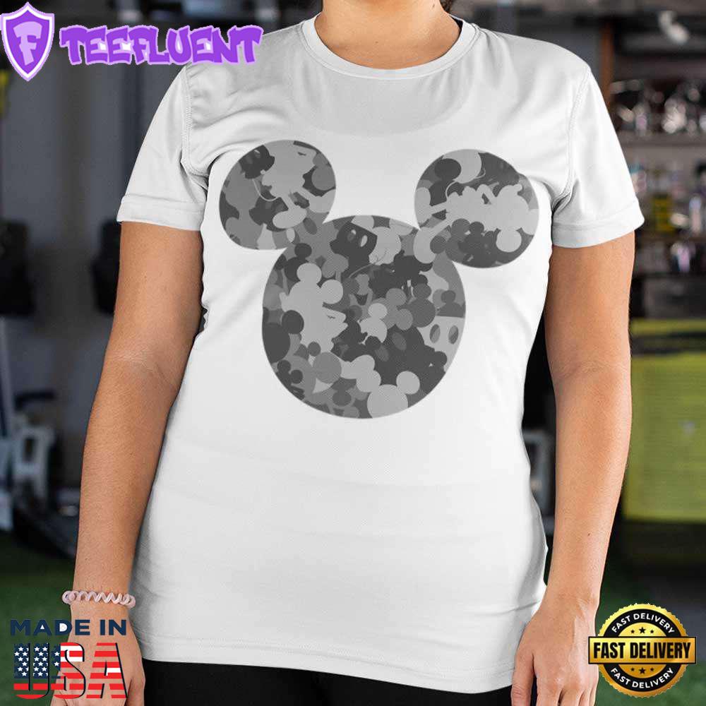 Mickey Camo Gray T-Shirt Disney