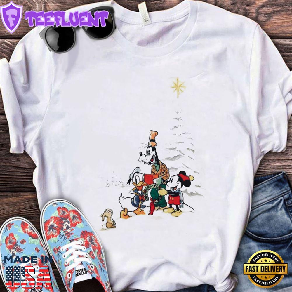 Mickey, Donald And Goofy Caroling Disney Christmas Shirt