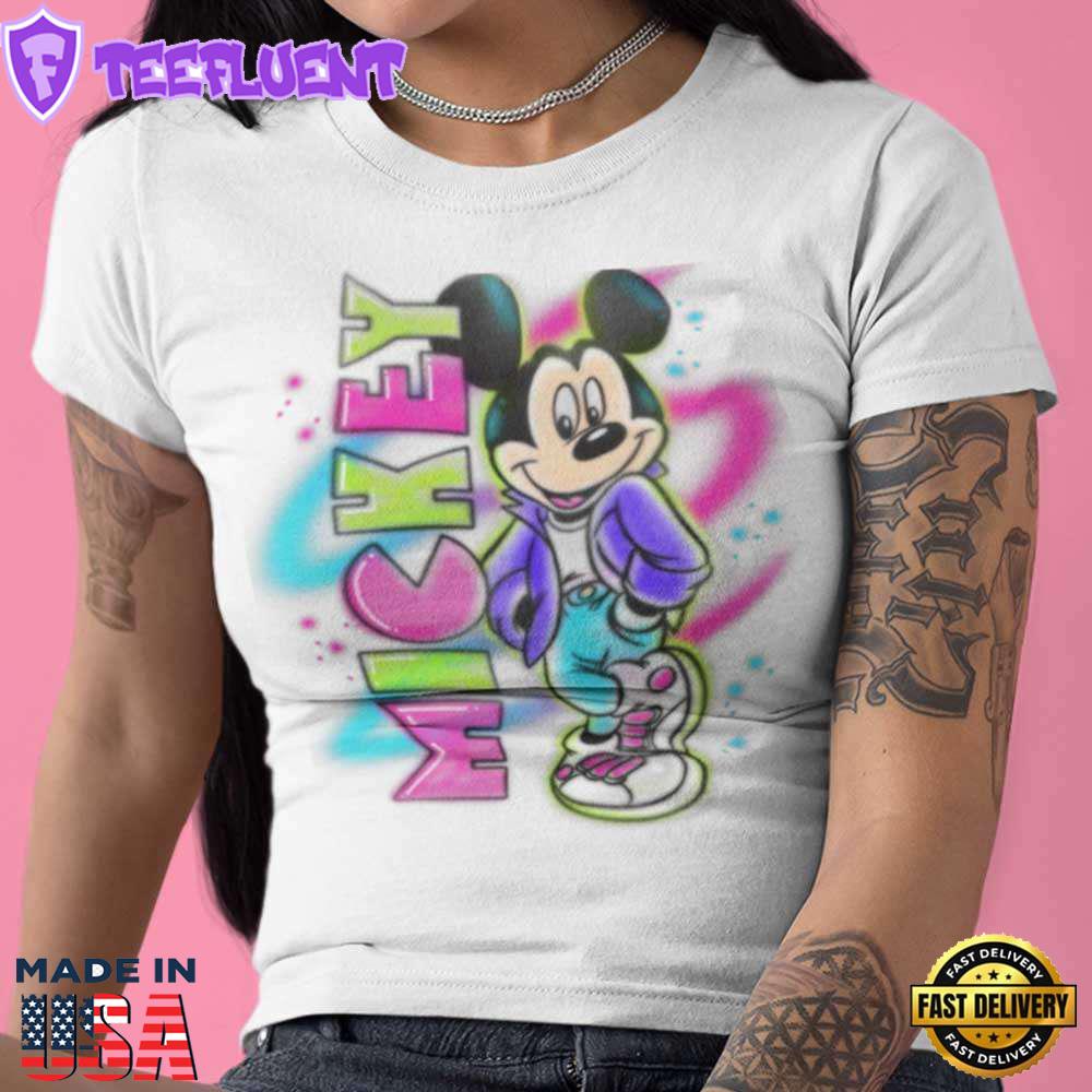 Mickey Mouse Airbrush T-Shirt Disney