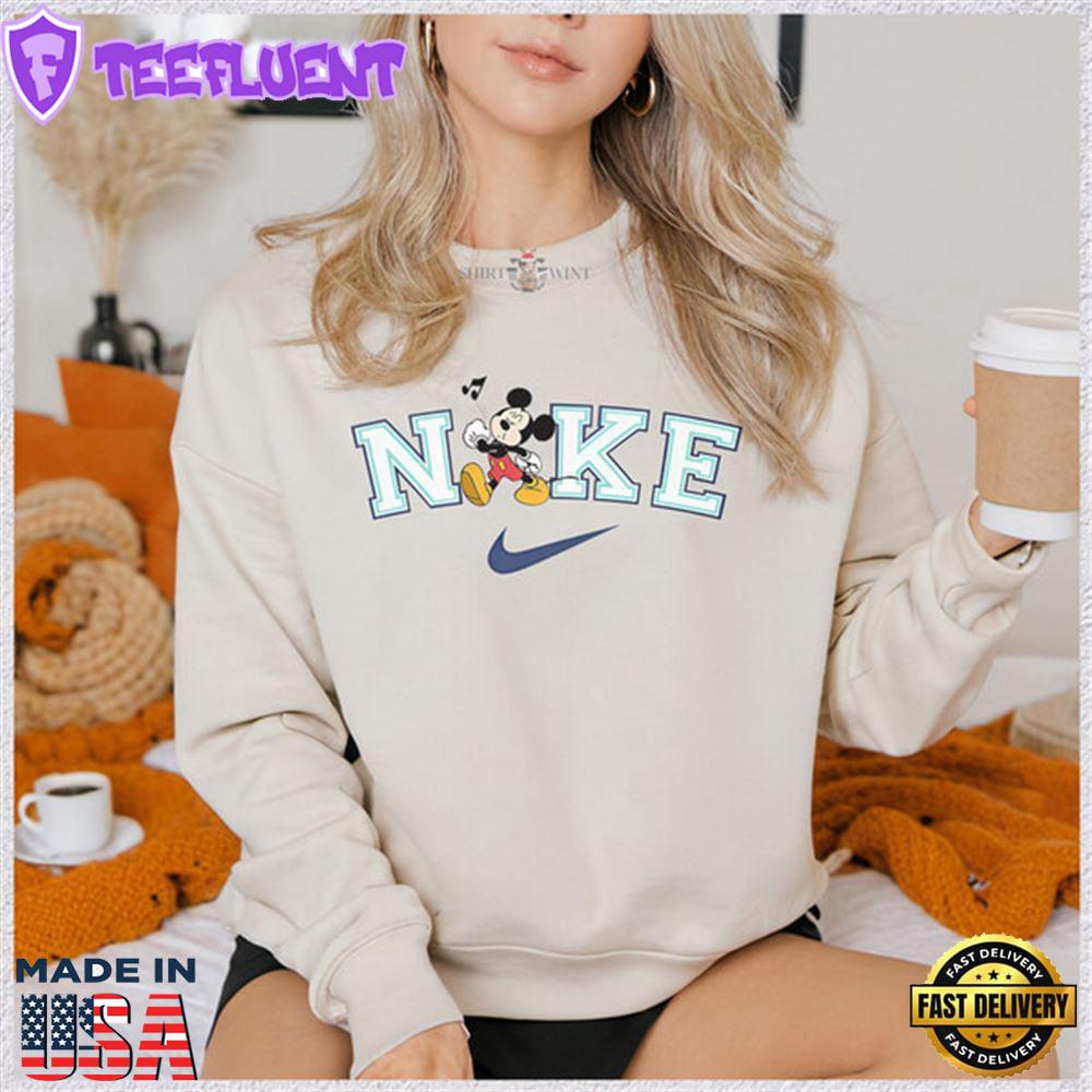 Mickey Mouse Disneyland Nike Crewneck Sweatshirt
