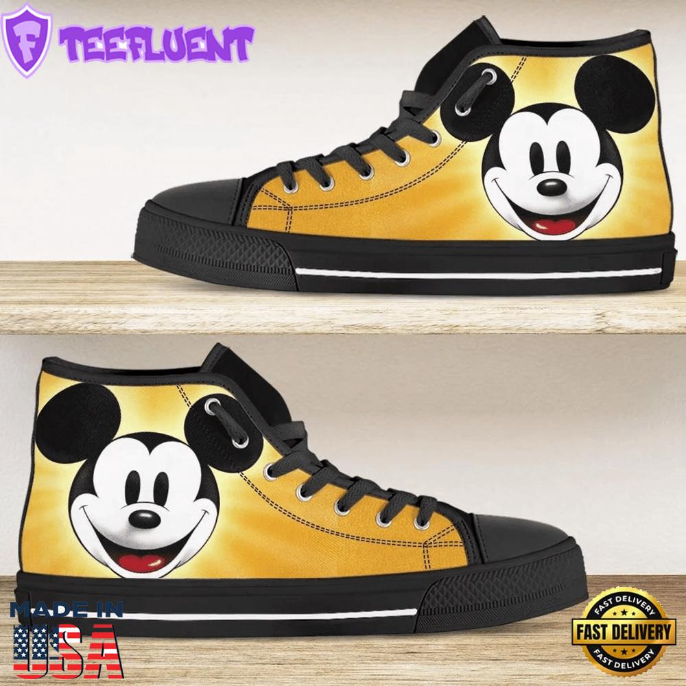 Mickey Mouse Donald Daisy Duck High Top Shoes High Shoes For Fans