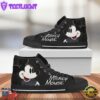 Mickey Mouse Donald Daisy Duck High Top Shoes Sleek Top Sneakers For Fans
