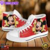 Mickey Mouse Donald Daisy Duck High Top Shoes Sporty Top Sneakers For Fans