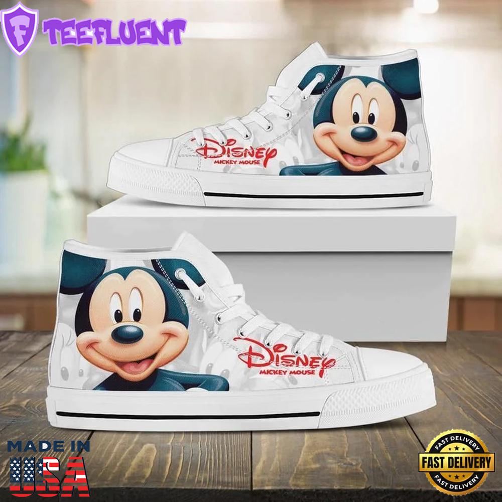 Mickey Mouse Donald Daisy Duck High Top Shoes Stylish High Tops For Fans