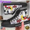 Mickey Mouse Donald Daisy Duck High Top Shoes Versatile Top Sneakers For Fans