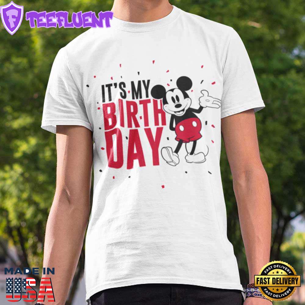 Mickey Mouse It's My Birthday T-Shirt Disney
