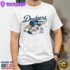 Mickey Mouse Los Angeles Dodgers 1958 Baseball Cartoon Shirt Hoodie