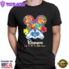 Mickey Mouse Love Cleveland Browns Autism Its Ok To Be Different T-shirt Gift Summer 2 Mickey Mouse Love Cleveland Browns Autism Its Ok To Be Different T-shirt