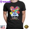 Mickey Mouse Love Kansas City Chiefs Autism Its Ok To Be Different T-shirt