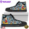 Mickey Mouse Minnie High Top Shoes Trendy High Cuts For Fans