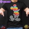 Mickey Mouse Tie Dye Checkered Drip T-Shirt Disney