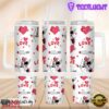 Mickey Mouse Valentine Stainless Steel Tumbler With Handle