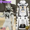 Midshipmen 2024 Men’s Under Armour Navy Rivalry Shield Hoodie