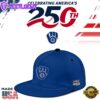 Milwaukee Brewers USA 250th Anniversary Patriotic Limited Cap