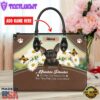 Miniature Pinscher Dog Are Not Our Whole Life But They Make Our Lives Whole Leather Handbag