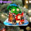Miniature Pinscher With Rudolph's House Christmas Ornament, Gift For Christmas