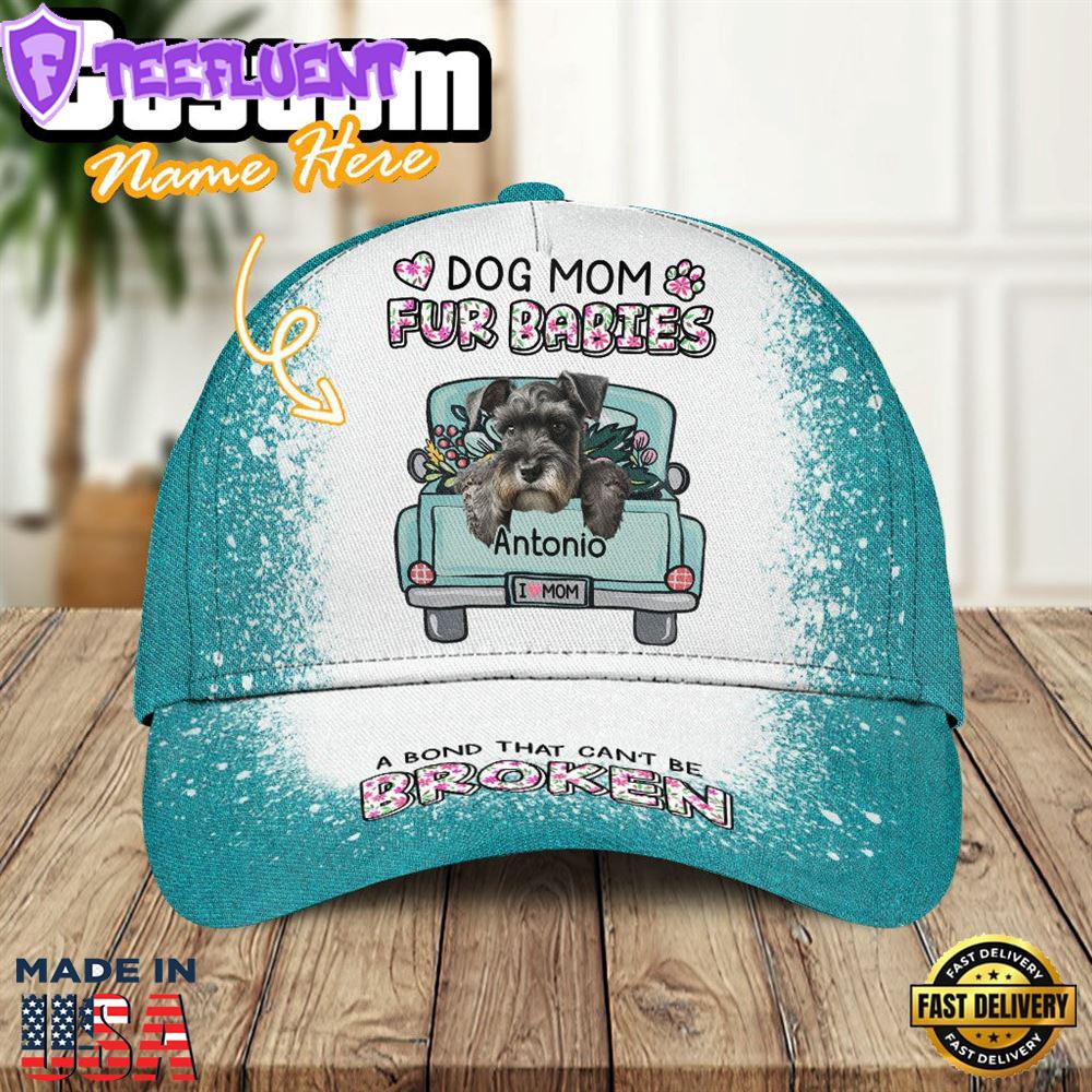 Miniature Schnauzer Dog A Bond That Can't Be Broken 3D Cap